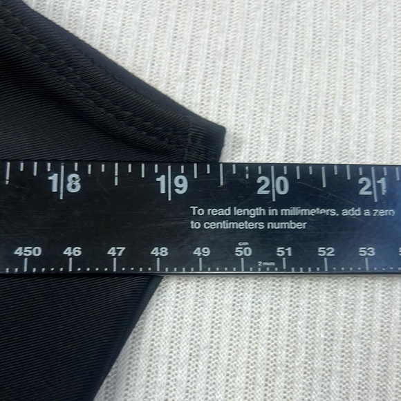 Boohoo Plus NWT Basic Scoop Neck One Piece Swimsuit Black Women’s Size 16 - Picture 5 of 11